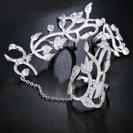 Women's Unique Two-Fingers Ring - Wnkrs