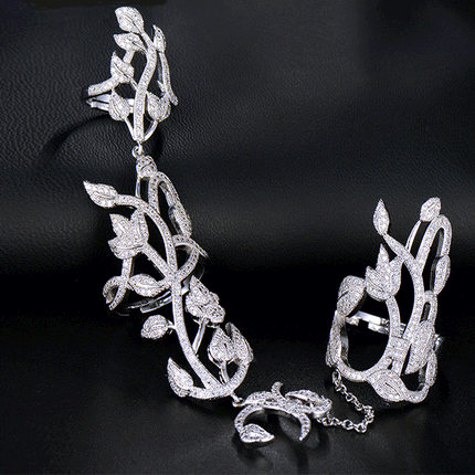 Women's Unique Two-Fingers Ring - Wnkrs