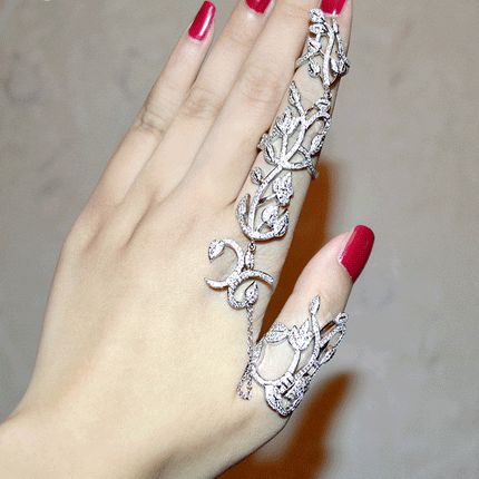Women's Unique Two-Fingers Ring - Wnkrs
