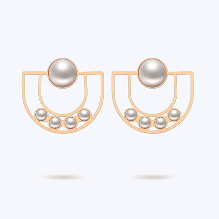 Women’s Lovely Pearls Stud Earrings - Wnkrs