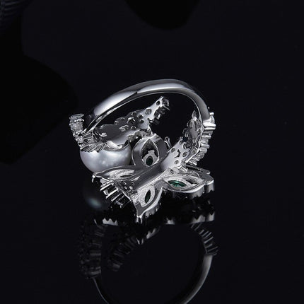 Natural Pearl 925 Sterling Silver Luxury Butterfly Ring - Wnkrs