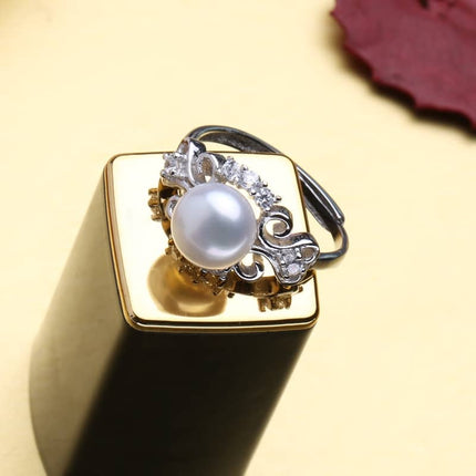 925 Silver Natural Pearls Women's Jewelry 4 pcs Set - wnkrs
