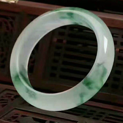 Fusion Natural Jade Bangle Bracelet - Wnkrs