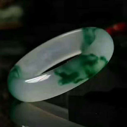 Fusion Natural Jade Bangle Bracelet - Wnkrs