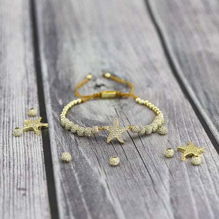 Luxury Jewelry Women's Bracelet in the Form of a Starfish - Wnkrs