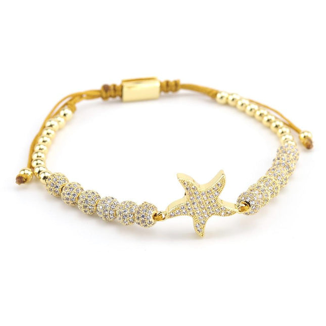 Luxury Jewelry Women's Bracelet in the Form of a Starfish - Wnkrs