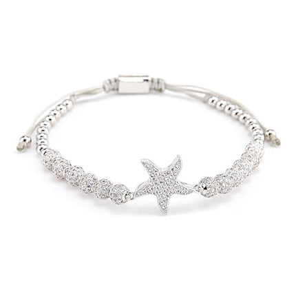Luxury Jewelry Women's Bracelet in the Form of a Starfish - Wnkrs