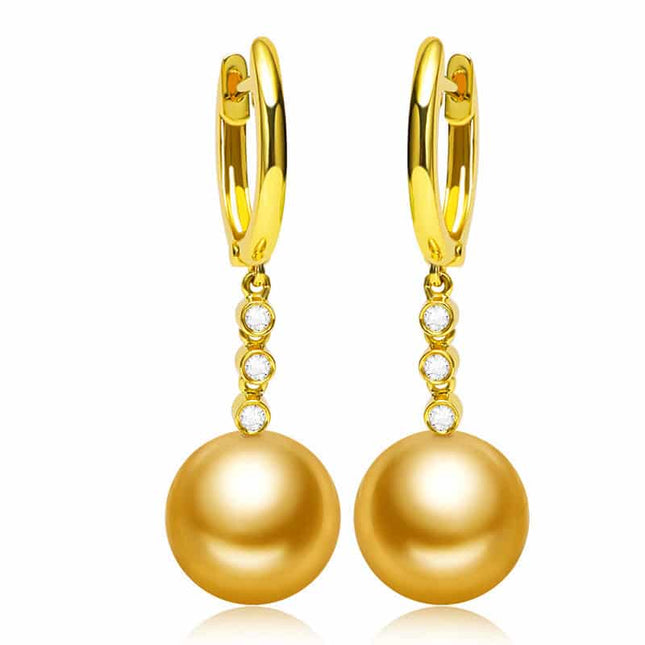 Women's Classic Gold Pearl Earrings - wnkrs