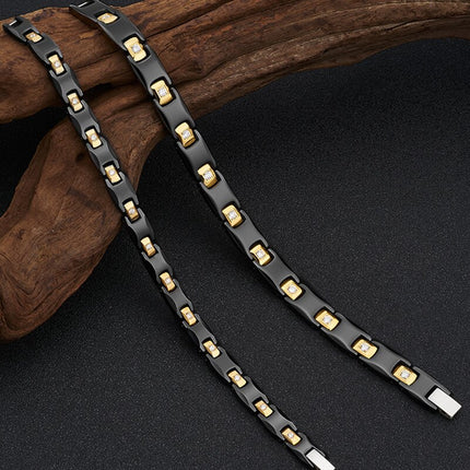 Crystal Links Slim Bracelet - Wnkrs