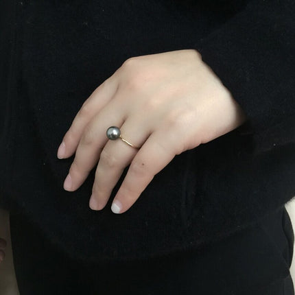 15K Gold Elegant Pearl Ring for Women - wnkrs