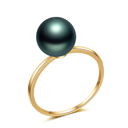 15K Gold Elegant Pearl Ring for Women - wnkrs