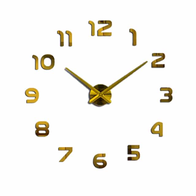 Minimalistic Acrylic Wall Sticker Clock - wnkrs