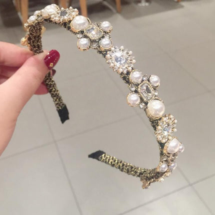 Luxury Vintage Baroque Rhinestone Headband - Wnkrs