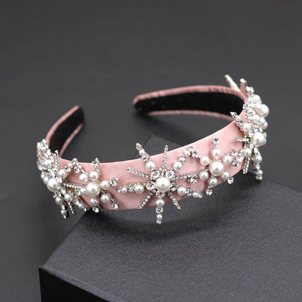 Women's Star Patterned Rhinestone Headband - Wnkrs