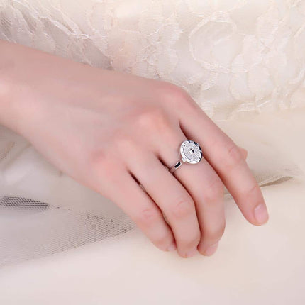 925 Sterling Silver Star Patterned Adjustable Ring - wnkrs