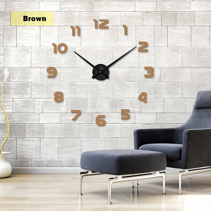 Minimalistic Acrylic Wall Sticker Clock - wnkrs