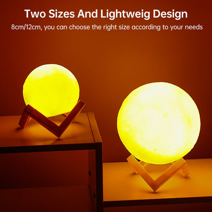 LED Night Light in Shape of Moon - Wnkrs