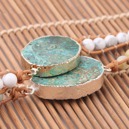 Boho Healing stone Women's Wrap Bracelet - Wnkrs