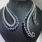 platinum-plated / blue