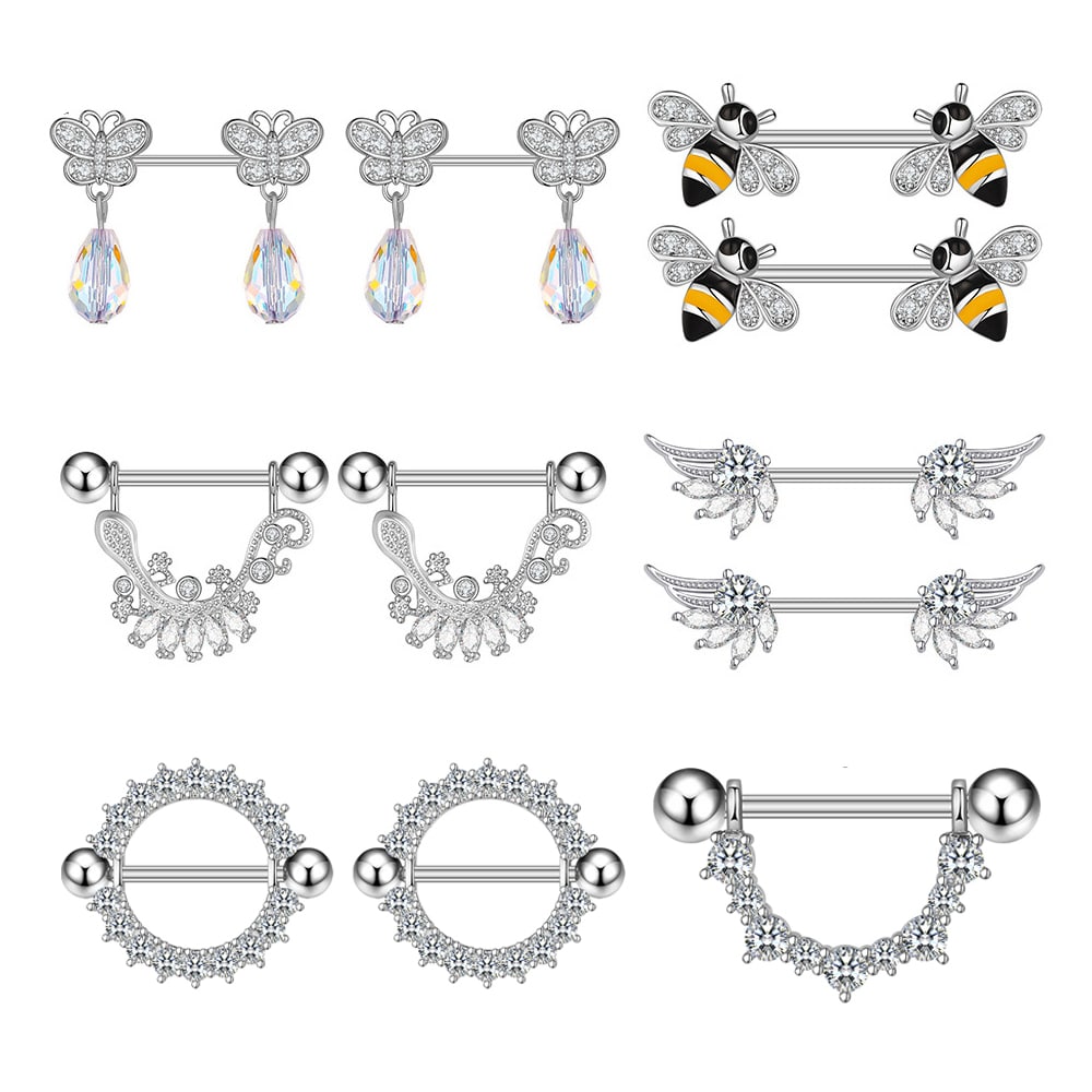 Insect Piercing Nipple Jewelry