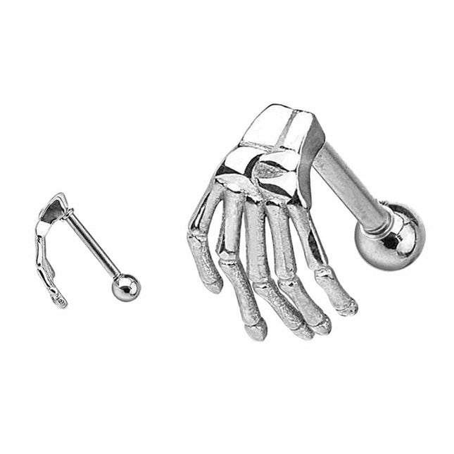 Women's Skeleton Hand Eyebrow Piercing Jewelry - Wnkrs