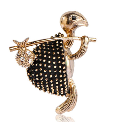 Women's Vintage Walking Tortoise Brooch - Wnkrs