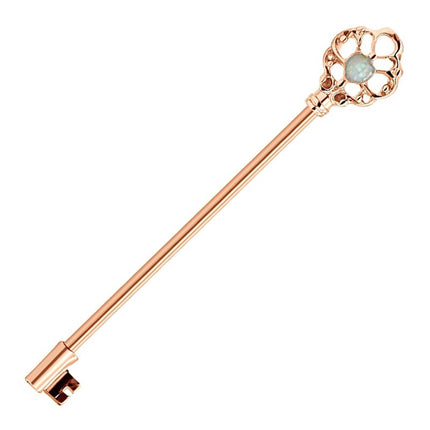 Fashionable Key Style Ear Industrial Barbell Piercing - Wnkrs