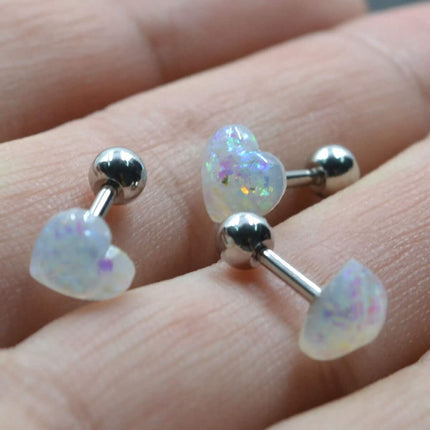 Cute Crystal Heart Piercing for Tongue - Wnkrs