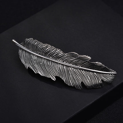 Women's Boho Feather Shaped Hair Clip - wnkrs