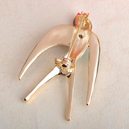 Women's Swallow Shaped Brooch - Wnkrs