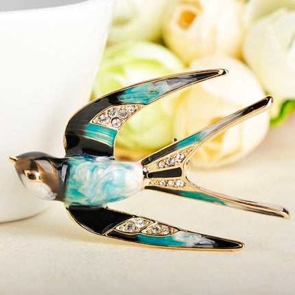 Women's Swallow Shaped Brooch - Wnkrs