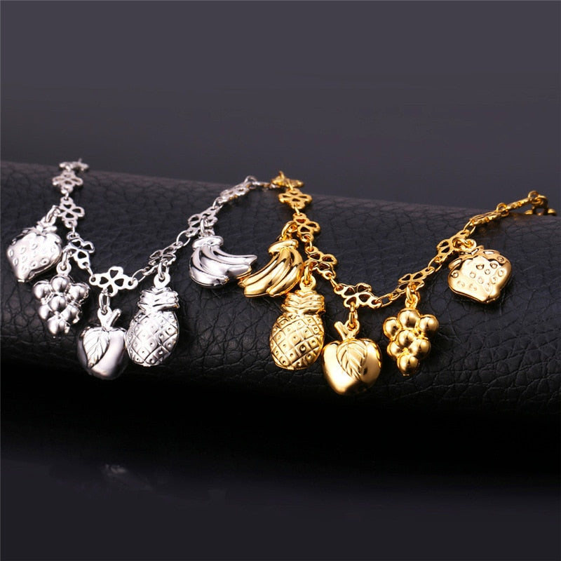 Fruit Charm Women's Anklet