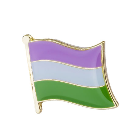 LGBT Rainbow Color Metal Pin - Wnkrs