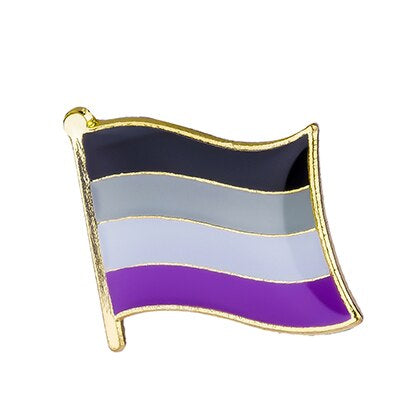 LGBT Rainbow Color Metal Pin - Wnkrs