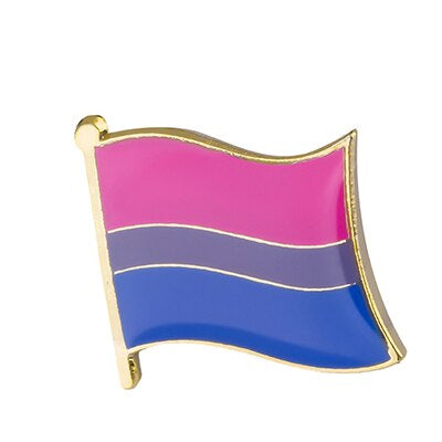 LGBT Rainbow Color Metal Pin - Wnkrs