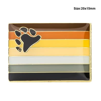 LGBT Rainbow Color Metal Pin - Wnkrs