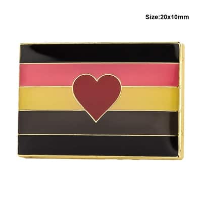LGBT Rainbow Color Metal Pin - Wnkrs