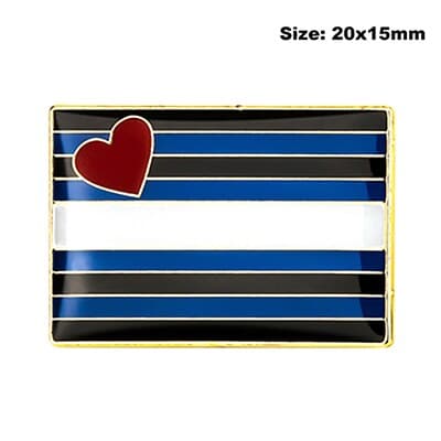 LGBT Rainbow Color Metal Pin - Wnkrs