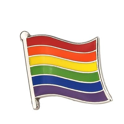 LGBT Rainbow Color Metal Pin - Wnkrs