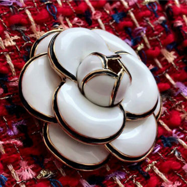 Elegant Camellia Flower Brooch - Wnkrs