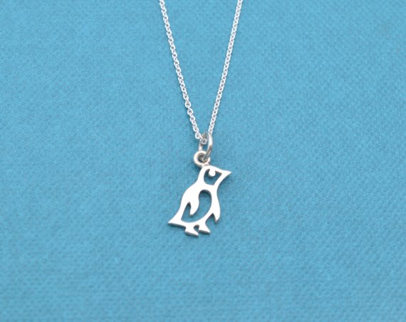Arctic Baby Penguin Shaped Necklace