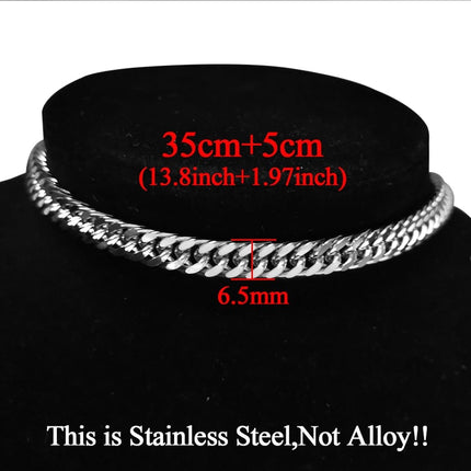 Men's Thick Cuban Link Chain Choker - Wnkrs