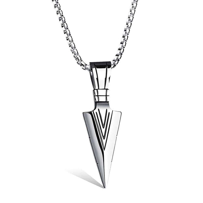 Men's Arrowhead Pendant Necklace - Wnkrs