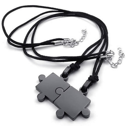 2 Pcs Puzzle Style Couple Pendants - wnkrs