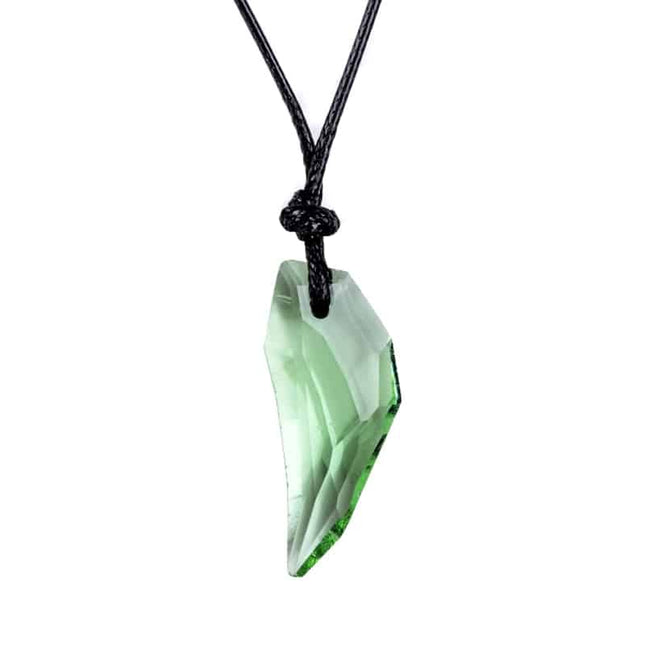 Men's Crystal Wolf Tooth Pendant Necklace - Wnkrs