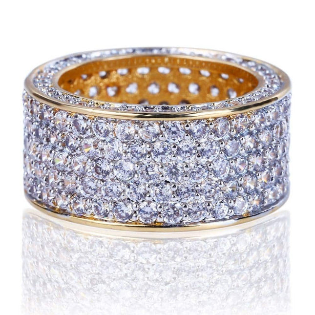 Men's Iced Out Fashion Cubic Zirconia Rings - Wnkrs