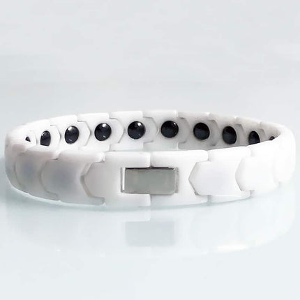 Men's Laconic Design Ceramic Magnetic Bracelet - Wnkrs