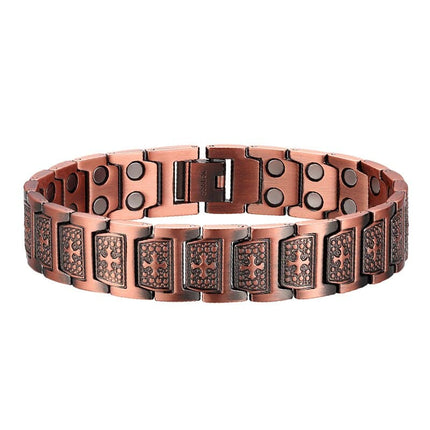 Men's Vintage Style Cross Magnetic Bracelet - Wnkrs