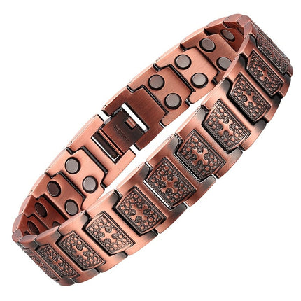 Men's Vintage Style Cross Magnetic Bracelet - Wnkrs