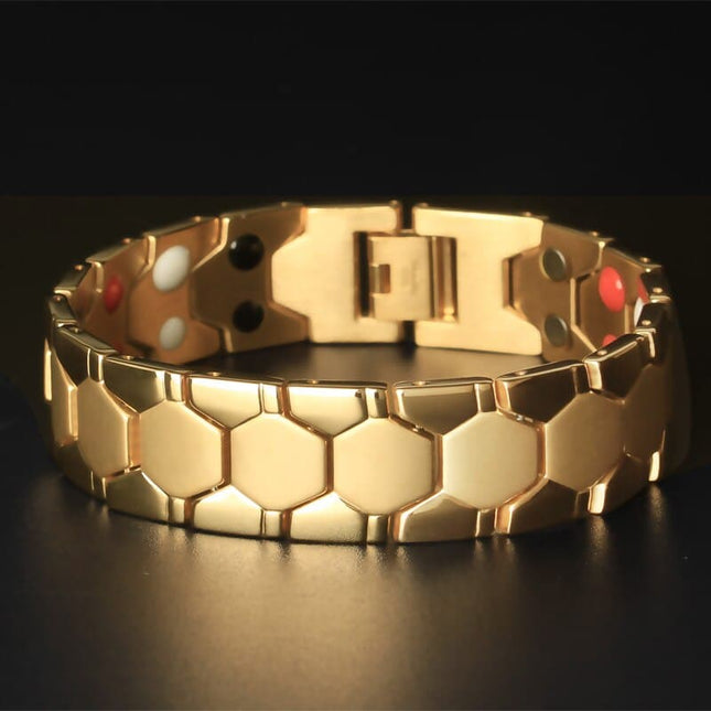 Men's Honeycomb Magnetic Bracelet - Wnkrs